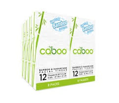 Caboo Facial Tissue 8 Pack