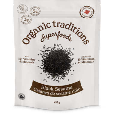 Organic Traditions Black Sesame Seed 454g