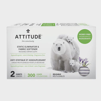 Attitude Dryer Sheets Reusable 2 pack