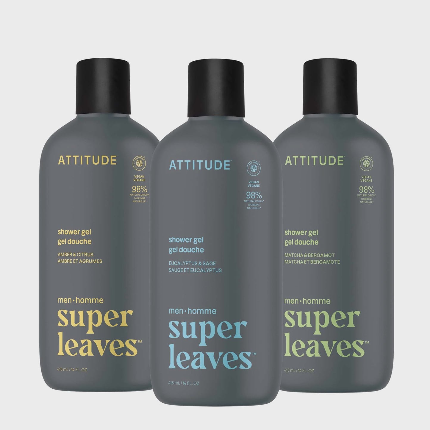Attitude Men's Shower Gel 415ml
