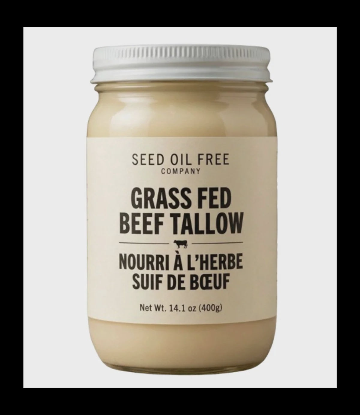 Seed Oil Free Company Tallow Grass Fed Beef Tallow 400g