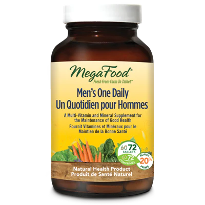 Mega Food Men's One Daily 72 tablets