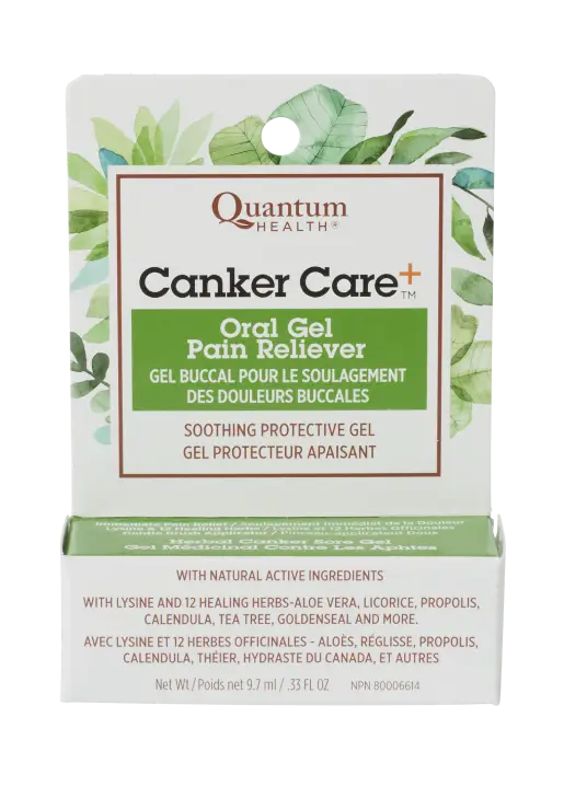 Quantum Canker Care+ Oral Gel Pain Reliever 9.7ml