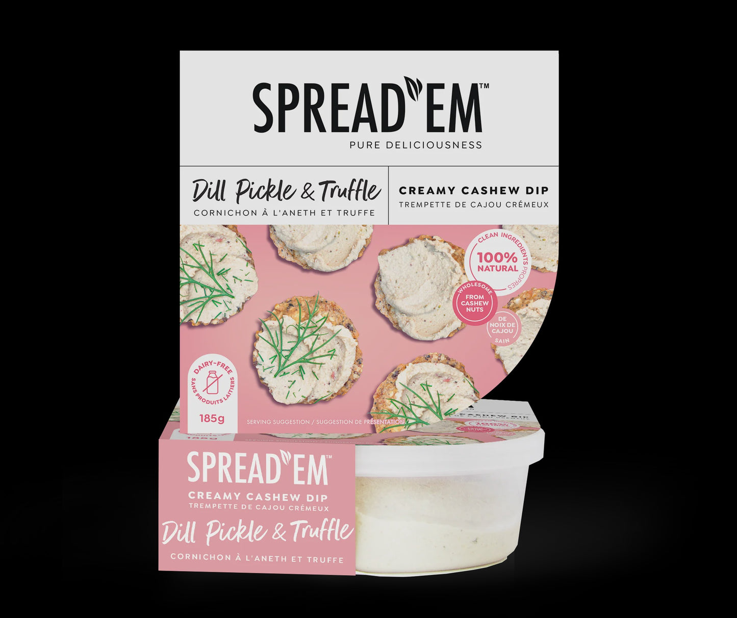 Spread'Em Cashew Cheese Dips 185 g