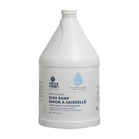 Nature Clean Dish Soap Unscented 3.63L