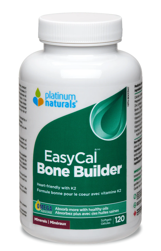 Platinum Naturals EasyCal Bone Builder 120 soft gels