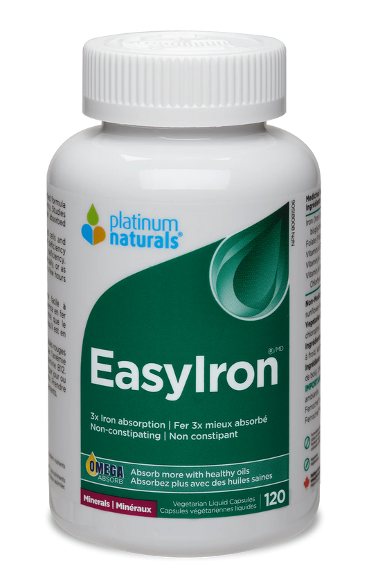 Platinum Naturals EasyIron 120 caps