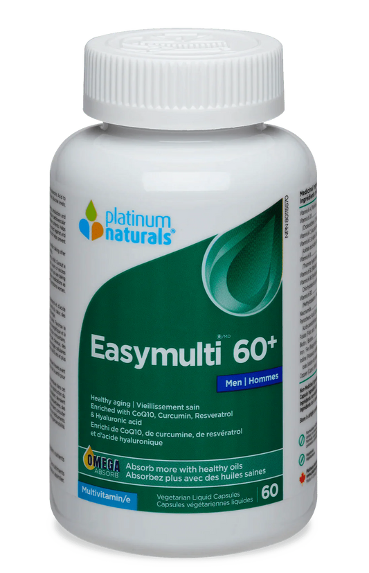 Platinum Naturals Easymulti 60+ Men 60 Softgels