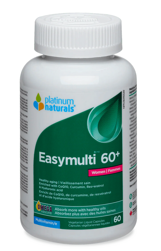 Platinum Naturals Easymulti 60+ Women 60 Softgels