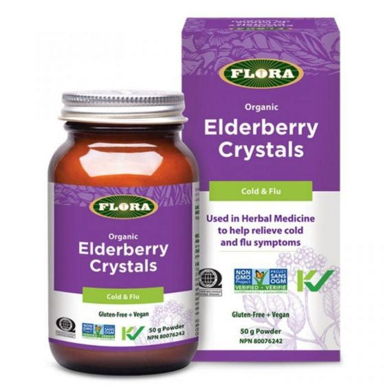 Flora Elderberry Crystals Cold & Flu 50g