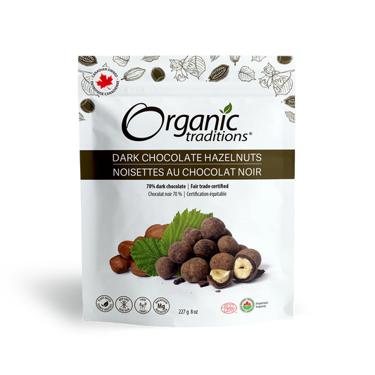 Organic Traditions Hazelnuts Dark Chocolate