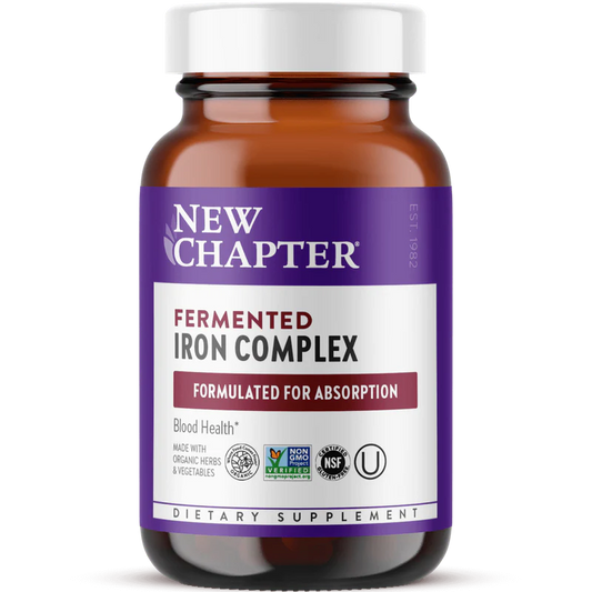 New Chapter Fermented Iron Complex 60 Caps