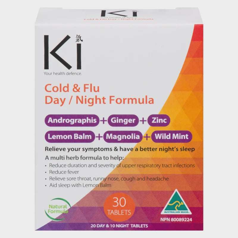 Ki Cold & Flu Day/Night Formula 30 Tabs