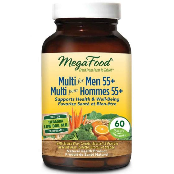 Mega Food Men's Multi 55+ 60 tabs