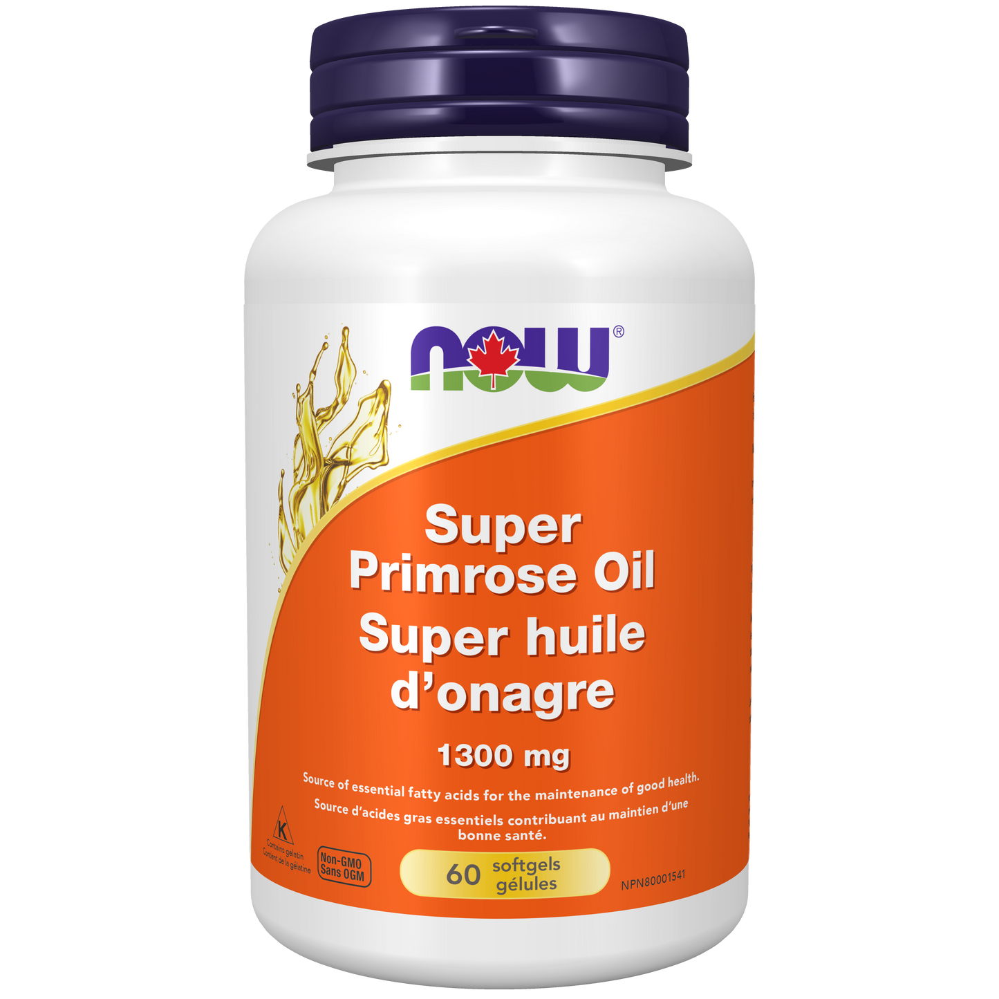 Now Super Primrose Oil 1300 mg 60 Softgels