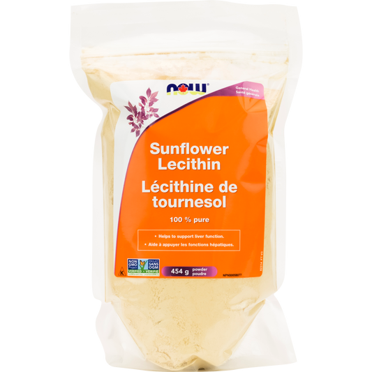 NOW Sunflower Lecithin Powder 454g
