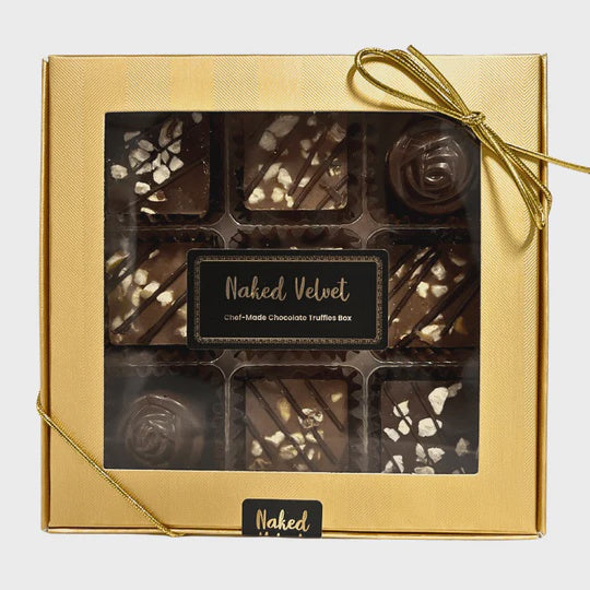 Naked Velvet Assorted Chef-Made Chocolate Truffles 9 Pk