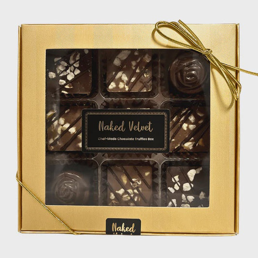 Naked Velvet Assorted Chef-Made Chocolate Truffles 9 Pk