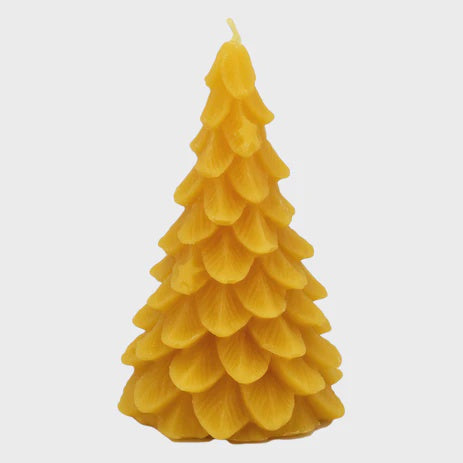 Honey Candles Natural Beeswax Yule Tree