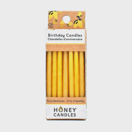 Honey Candles Beeswax Birthday Candles 20 pack
