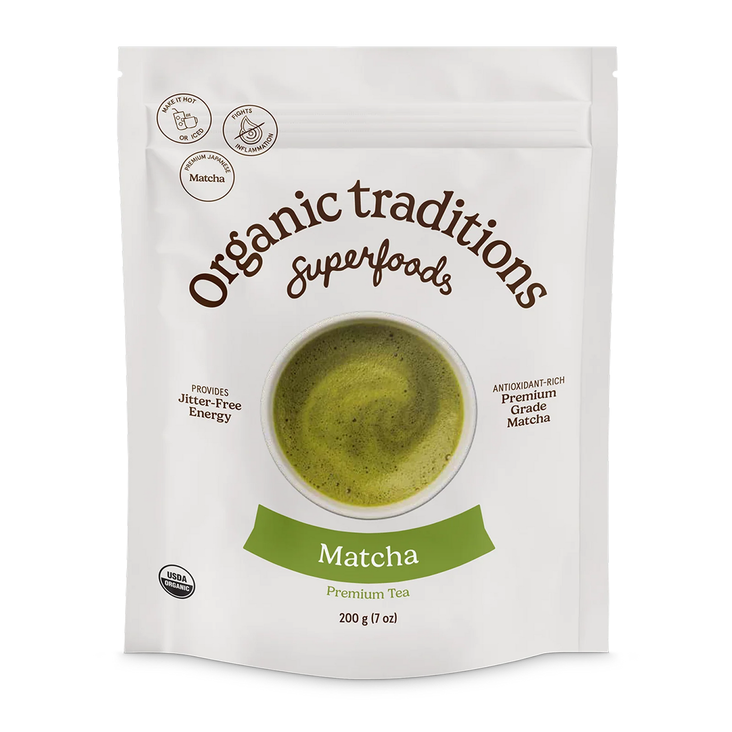Organic Traditions Premium Matcha Tea 100 g
