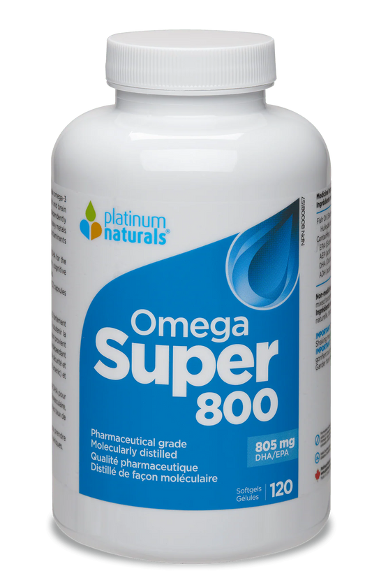 Platinum Naturals Omega 3 Super 800 120 soft gels