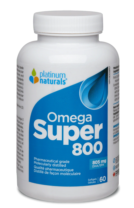 Platinum Naturals Omega 3 Super 800 60 soft gels