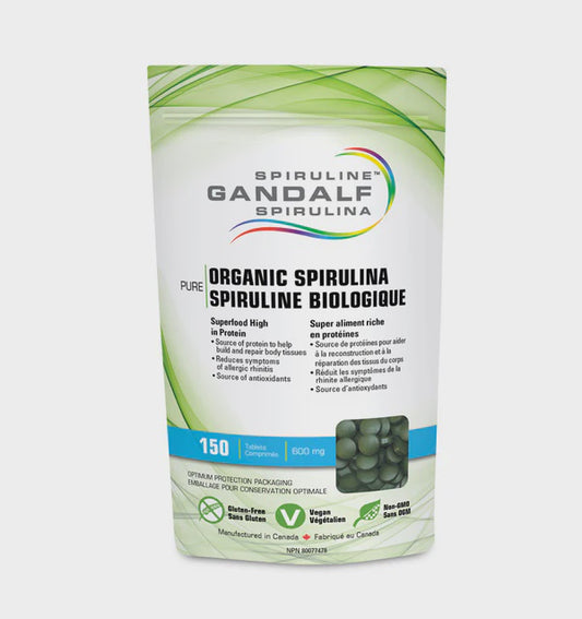 Gandalf Organic Spirulina 150 tabs