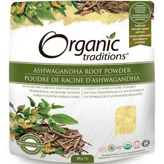 Organic Traditions Ashwagandha Root Powder 200g