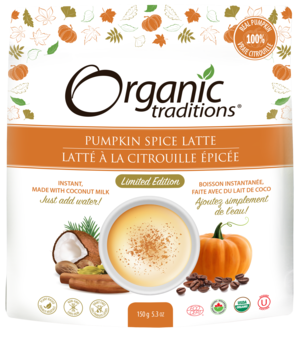 Organic Traditions Pumpkin Spice Latte 150 g