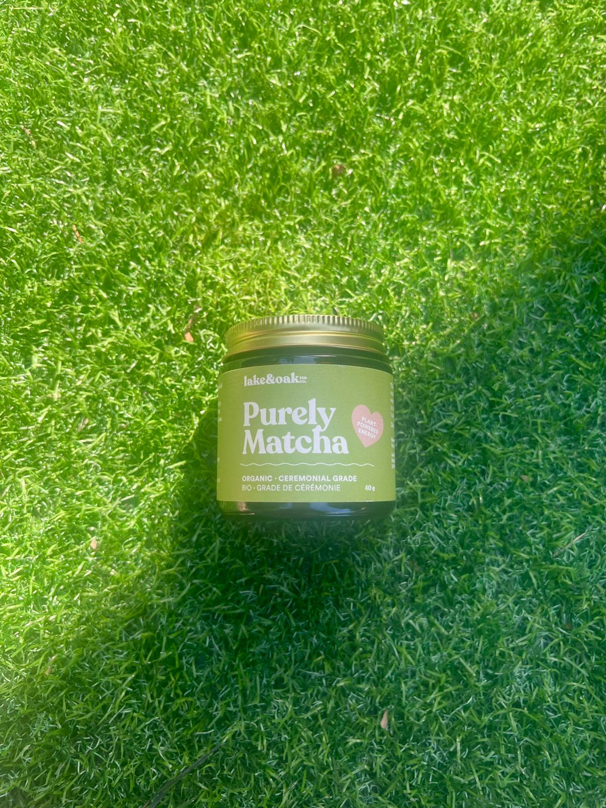 Lake & Oak Purely Matcha Organic Ceremonial Grade 40 g
