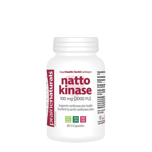 Prairie Naturals Nattokinase 100mg 60 Caps