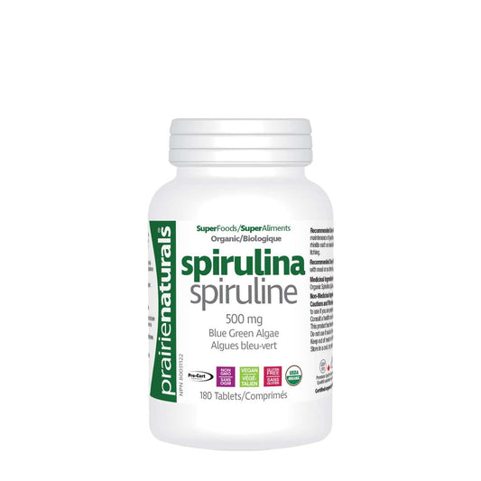 Prairie Naturals Spirulina 180 Tabs