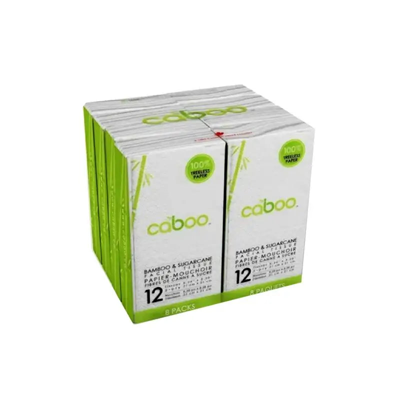Caboo Facial Tissue 8 Pack