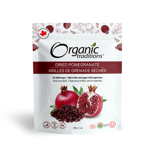 Organic Traditions Dried Pomegranate 100 g