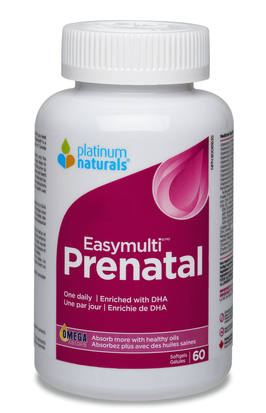 Platinum Naturals Easymulti Prenatal 60 Softgels
