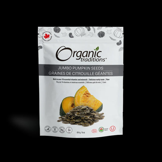 Organic Traditions Jumbo Pumpkin Seeds 227g
