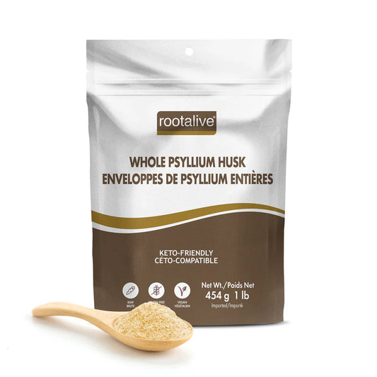 Rootalive Whole Psyllium Husk Powder 454 g