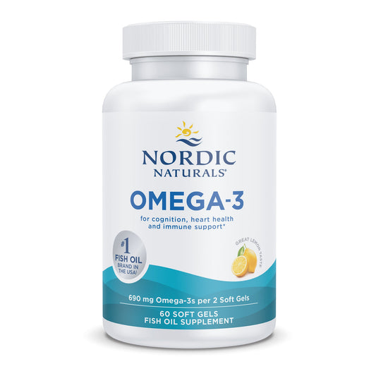 Nordic Naturals Omega 3 60 softgels Lemon