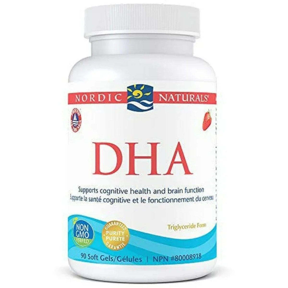 Nordic Naturals DHA Strawberry 90 soft gels