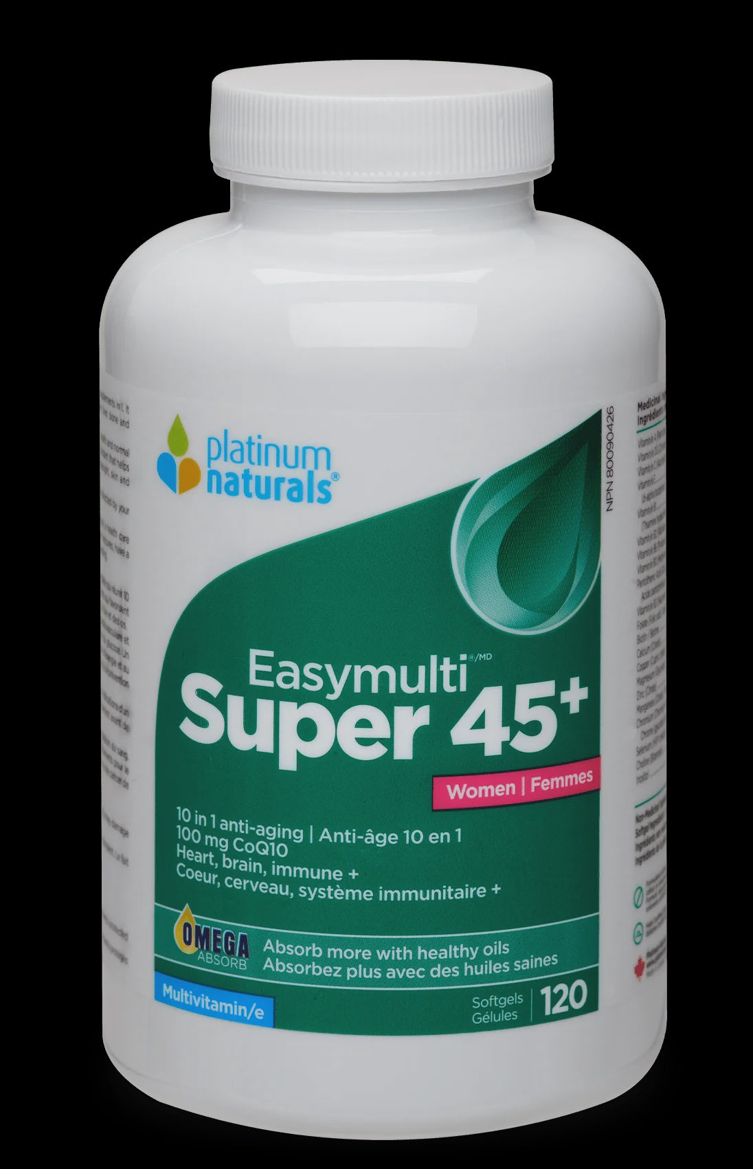 Platinum Naturals Easymulti Super 45+ Women 120 soft gels