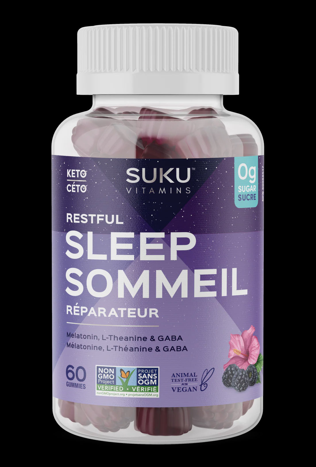Suku Vitamins Restful Sleep 60 Gummies