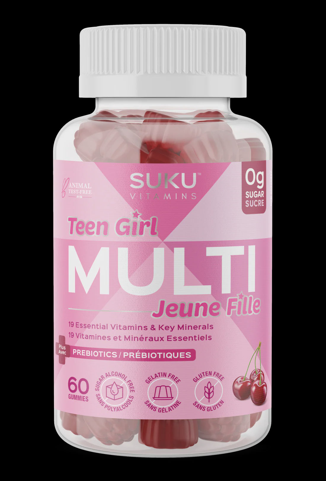 Suku Vitamins Teen Girl Multi 60 Gummies