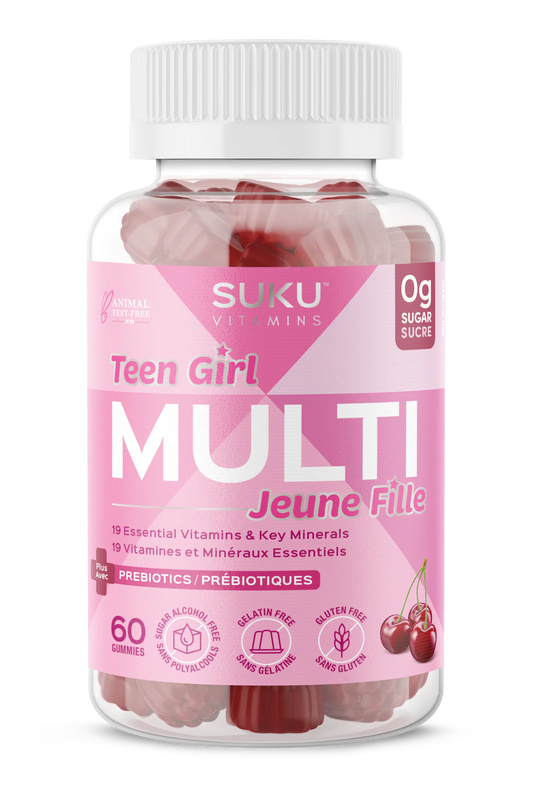 Suku Vitamins Teen Girl Multi 60 Gummies