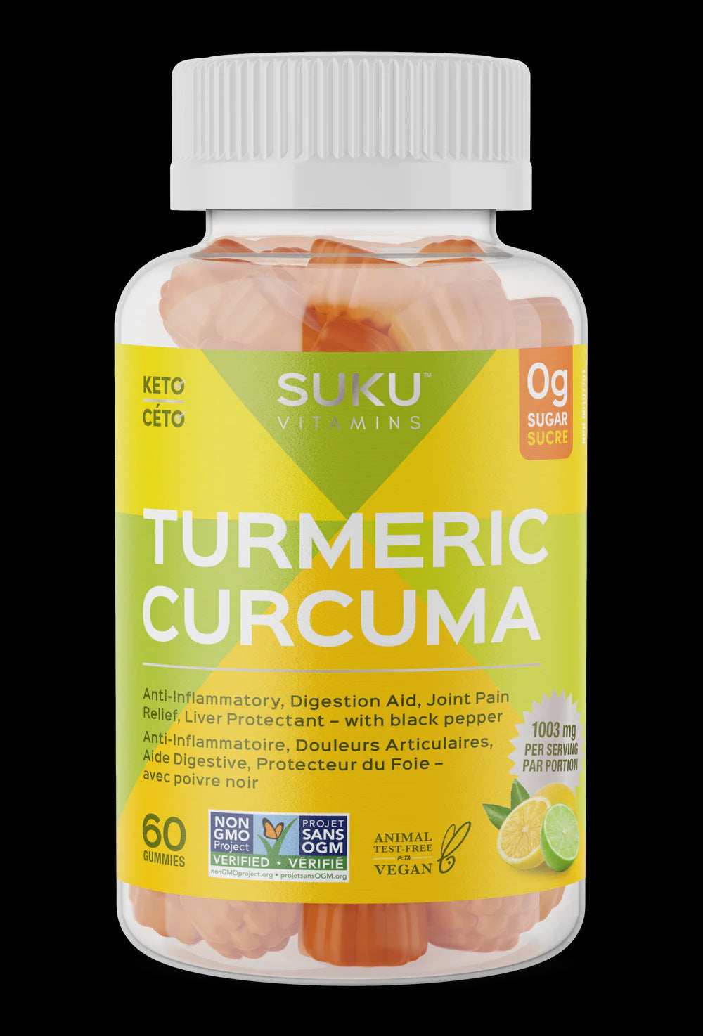 Suku Vitamins Turmeric 60 Gummies