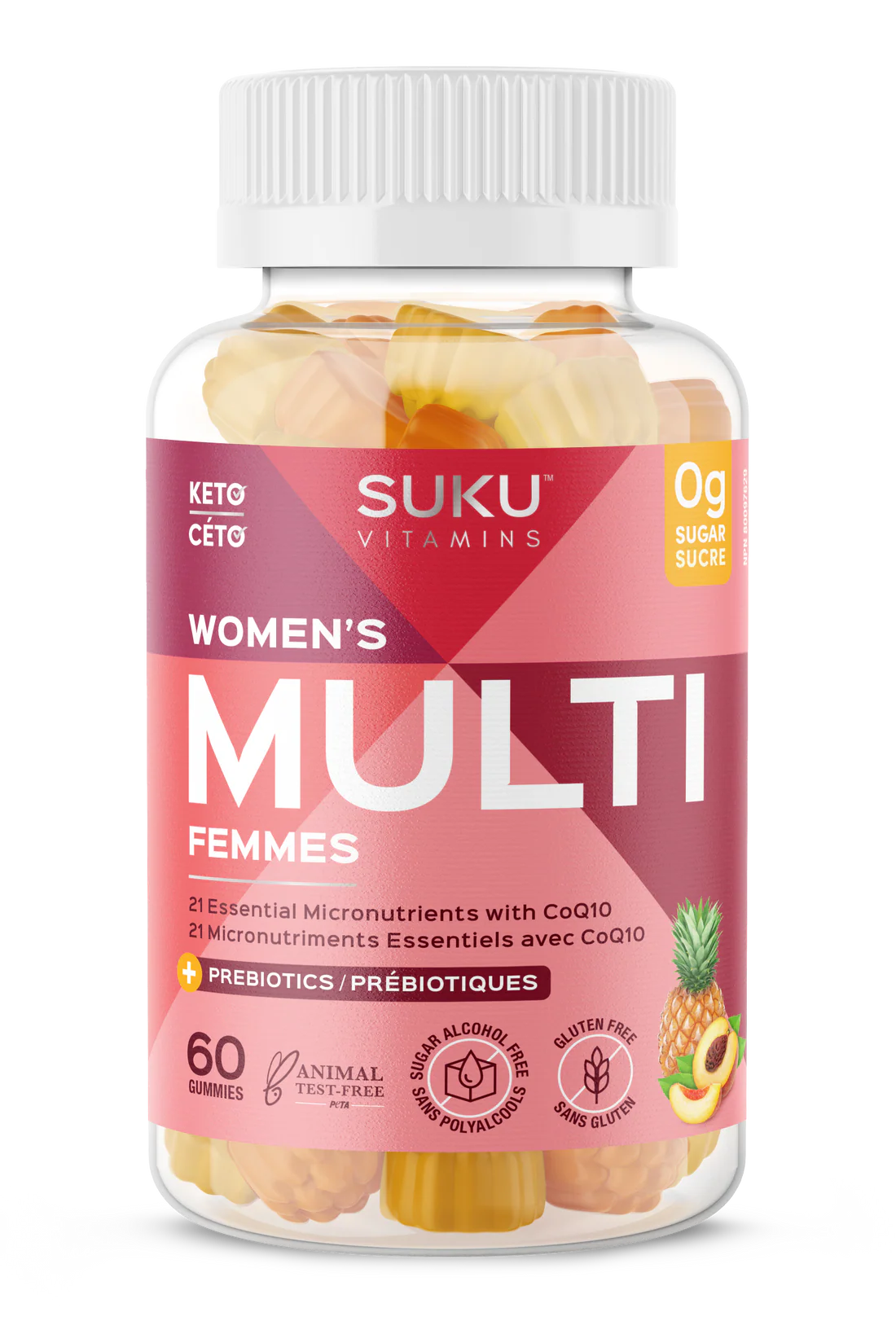 Suku Vitamins The Complete Women's Multi 60 gummies