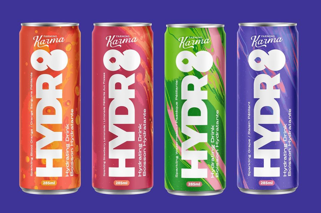 Farming Karma Hydr8 Sparkling Beverages 285ml
