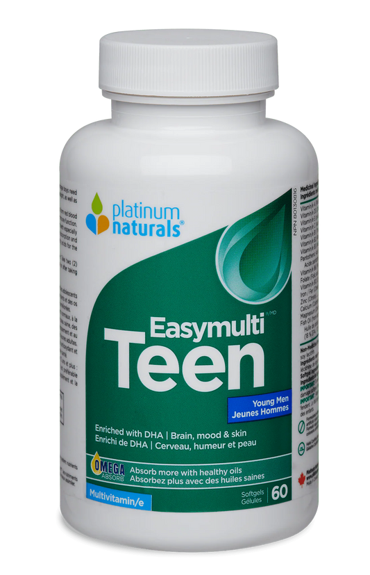Platinum Naturals Easymulti Teen for Young Men 60 Soft gels
