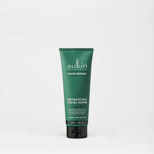 Sukin Super Greens Detoxifying Facial Scrub 125ml