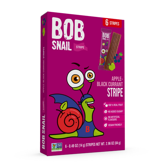 Bob Snail Fruit Snacks Stripes 7 Pack 84 g
